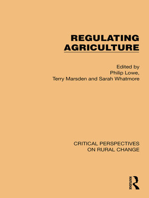 cover image of Regulating Agriculture